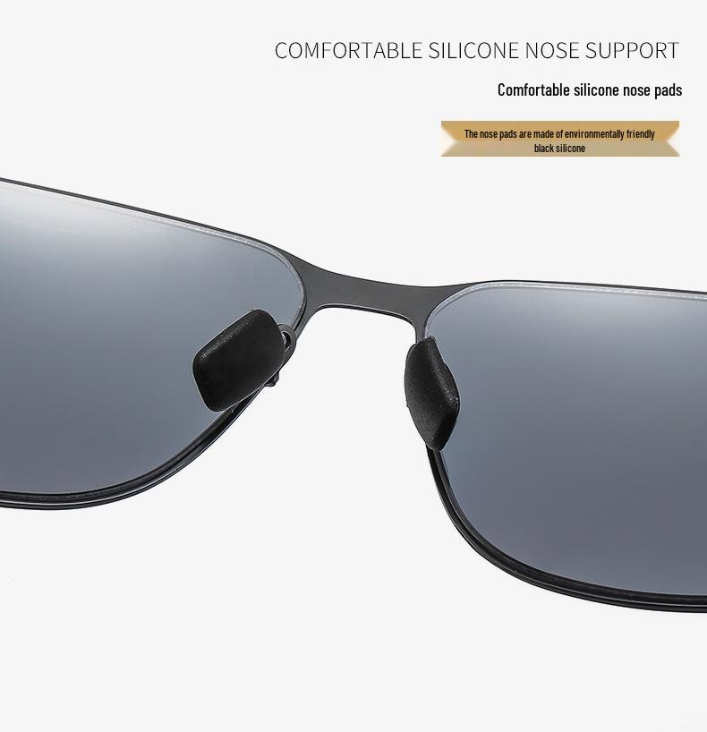 Red Wolf HD Polarized Screwless Nylon Sunglasses with Integrated Bridge & Dustproof, Fingerprint-Proof Temples - Model 7107