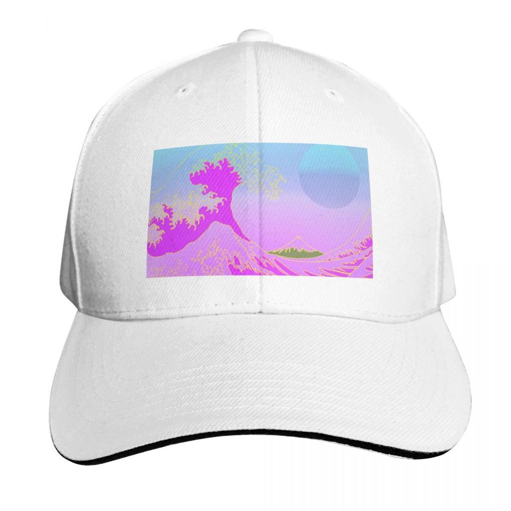 Kanagawa Sunset Baseball Cap New In Hat Gentle Unisex Hat Golf Unisex Hat Womens Unisexs