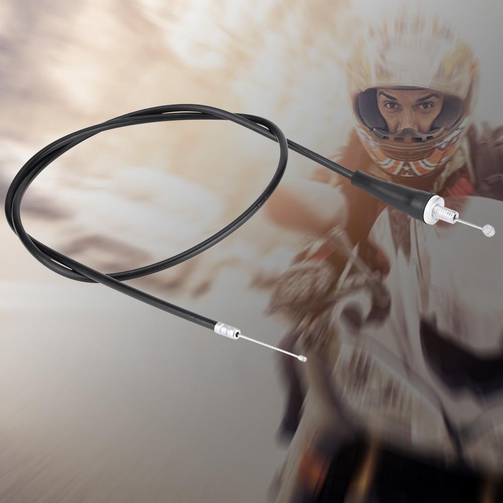 110cm Motorcycle Throttle Oil Cable Stainless Steel Straight Head Throttle Line For Pit Dirt Motor Trail Bike Motocross