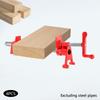 4Pack 3/4" Wood Gluing Pipe Clamp Set Heavy Duty Cast Iron Bar Clamps Workbench Pipe Clamps for Metalworking, Woodworking
