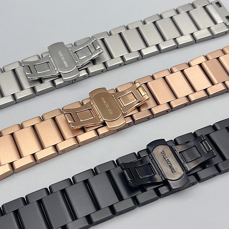 27*19mm Edelstahlarmband Silber für Hublot Uhrenarmband Armband Big Bang Classic Fusion Serie Herren Damen Uhrenarmbänder