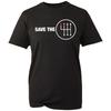Save The Manual Transmission T-shirt Car Enthusiast Shift Pattern Unisex Git Tee