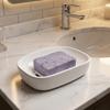 Plastic Drain Soap Box Fast Drying Soap Dish Holder Storage Rack Soap Storage Rack  Shower