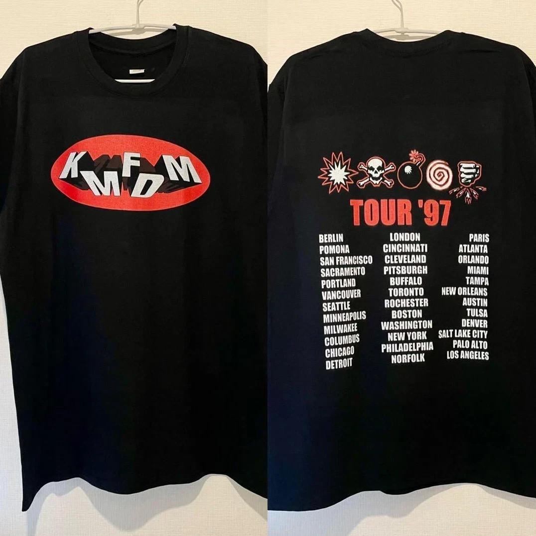 Kmfdm Concert Symbols T-Shirt 1997 Tour Shirt All Size AN70210 Unisex T-Shirt XXXXL