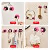 2Pcs Pig Designs Vacuum Adhesive Hook Removable Storage Solution Easy Installation For Home Organization