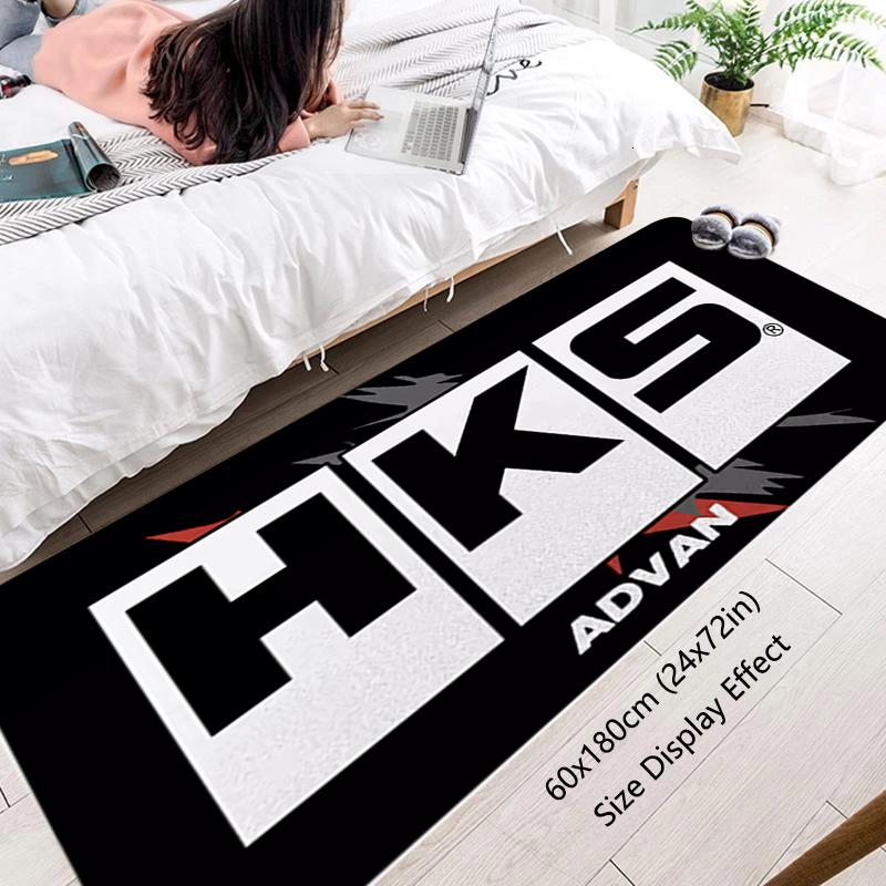 Floor Mat Non-slip Foot Rug for Entryway HKS Power Hallway Carpet Kitchen Water Absorbed Rugs Fluffy Bedside Mats Home Decor