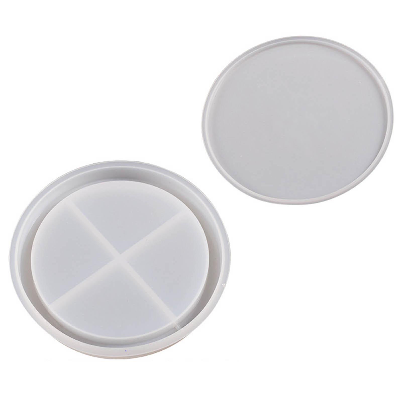 Heart Round-Star Silicone Resin Mold Coaster Shaker Epoxy Molds Quicksand Frame Cup Mat Resin Casting Mold Ideal-Gift