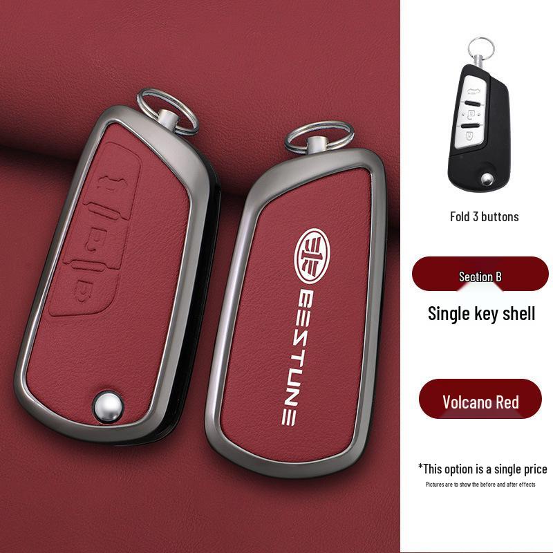 13-18 FAW Besturn X80 Smart Folding Key Cover with Metal Shell