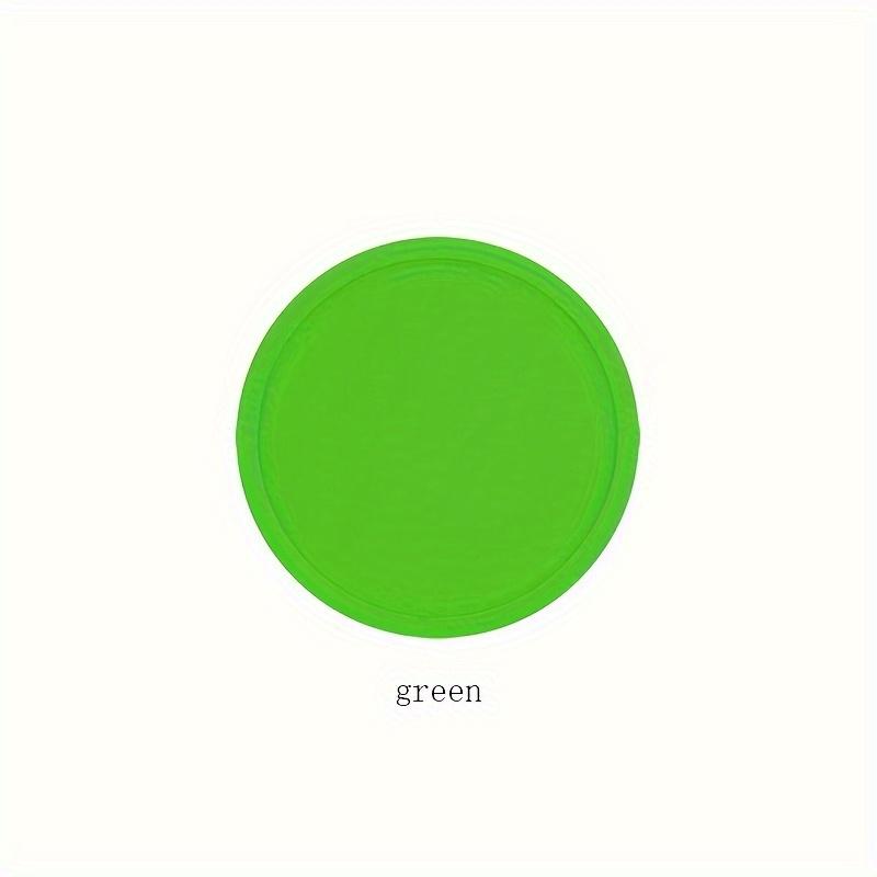 2PCS silicone coaster, circular solid color insulation pad, washable placemat, anti scald and anti slip table mat