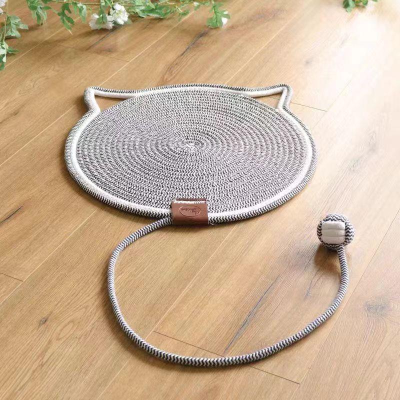 Round Shape Cat Scratcher Mat Sofa Furniture Protector Claw Care Cat Scratching Board Pet Supplies For Indoor