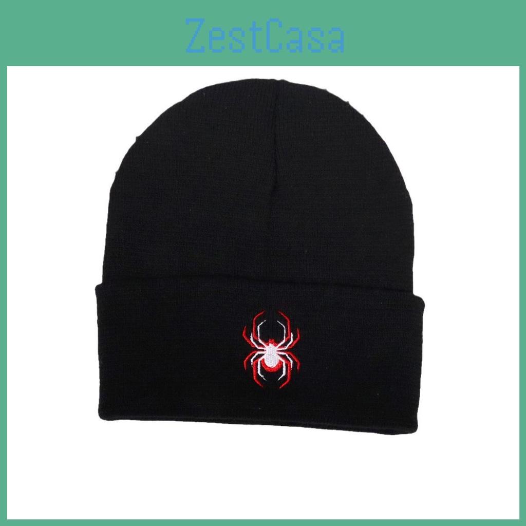 Inspired Animal Spider Embroidered Knit Hat For And Street Enthusiasts Fashion