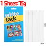 5/1Sheets Self-Adhesive Clay Reusable White Putty Sticky Tack for Home Office School Removable Photo Frame Fixed Adhesive Tabs