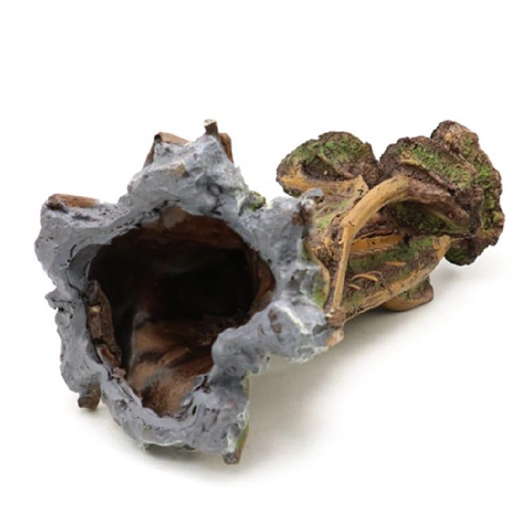 Resin Fish Tank Tree Trunk DIY Artificial Aquarium Plant for Reptiles Shelter