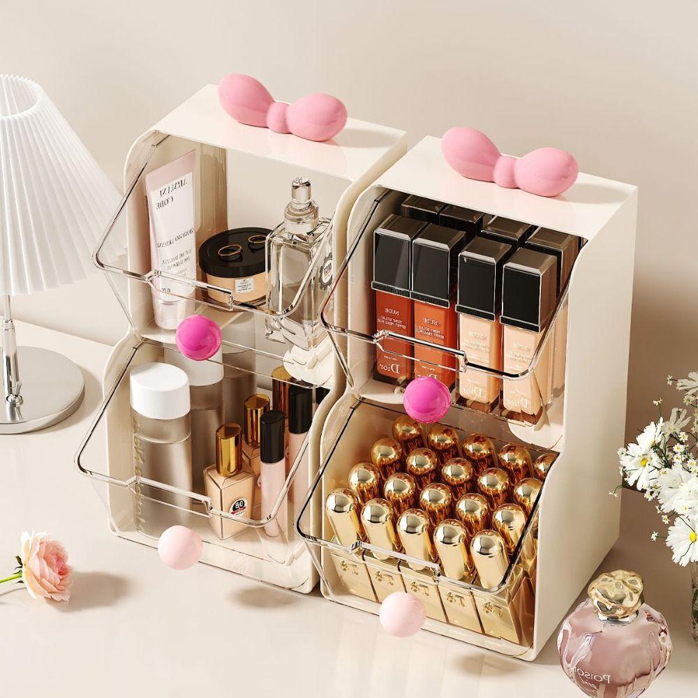 

Clear Desktop Storage Shelf Multifunctional Organizer Shelf New Coffee Tea Bag Storage Box 01