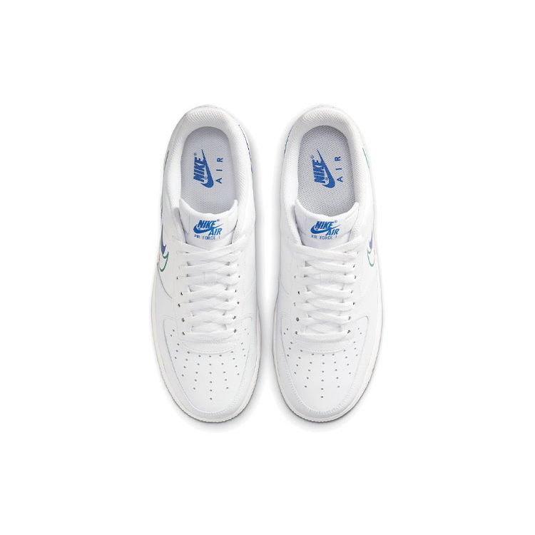 Nike Air Force 1 Low Multi-Swoosh Men Sneakers White Game-Royal University-Red DM9096-101