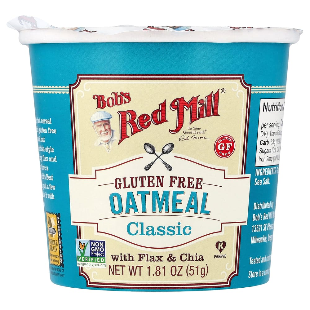 Bob s Red Mill Classic Oatmeal with Flax & Chia, 51g (1.81oz)