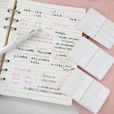 200pcs/lot Planning White Sticky Notes Bookmark To Do List Index Tabs Stickers Keypoints Marker Label Index Memo Pads School