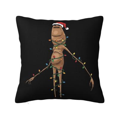 Marcus The Worm I Don't Like This Rock Christmas Pillowcase Printed Polyester Cushion Cover Decorations Pillow Case Cover