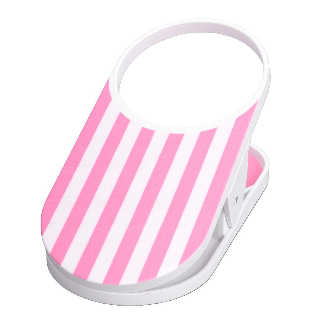 Cup Holder Clip On Drink Holder Adjustable Striped Clamp Beverage Holder for Outdoor Lounge Chair Pool Beach Chair