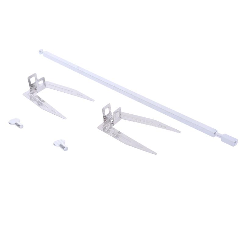 Turkey Barbecue Rack Electric Oven Stainless Steel Rotary Roast Chicken Fork X3UC