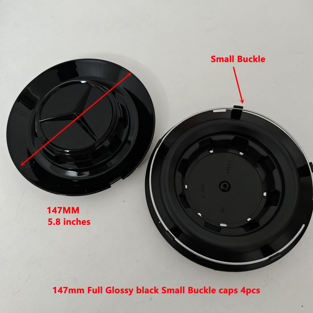 4PCS Aluminum Car Wheel Center Hub Caps for Mercedes-Benz A45S C63S E63S AMG GT GTS C190 Auto Styling Accessories