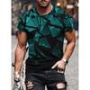 Hip Hop Fashion T-shirt, Harajuku, Diamond, Men's Style, Summer, Casual, Sportswear, Short Sleeved, T-shirt