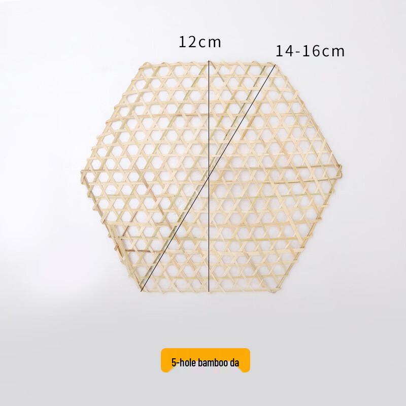 Handmade Non-stick Hexagonal Bamboo Steaming Mats