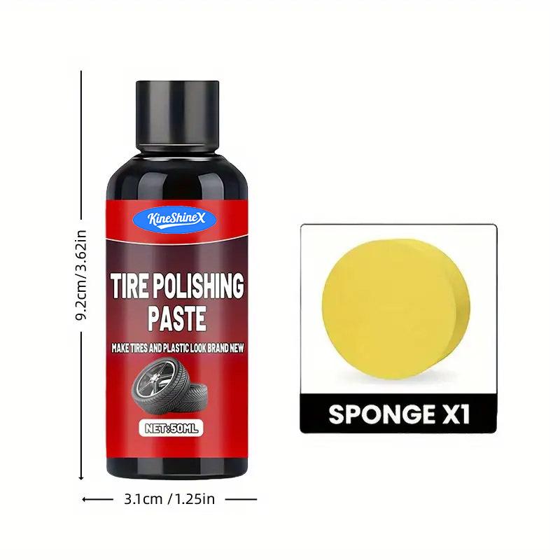 

Bright Light Enhancement, Blackening Anti-aging Protection of Durable Liquid Automobile Tire Wax 30ml чёрный