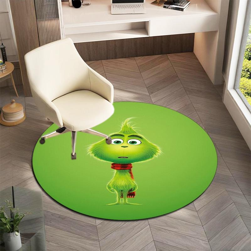 American Christmas Comedy How the Grinch Stole Christmas carpet Household goods decoration anti slip home table and chair mat aisle door mat carpet 5
