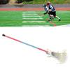 Women's Lacrosse Stick Anti Shedding End Lid Aluminum 32 Inch White Pocket Lacrosse Stick Ball Set for Exercise