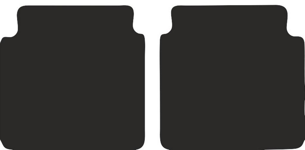 Rear Floor Mats For: Subaru Outback Ii Wagon, Sedan 1999-2004