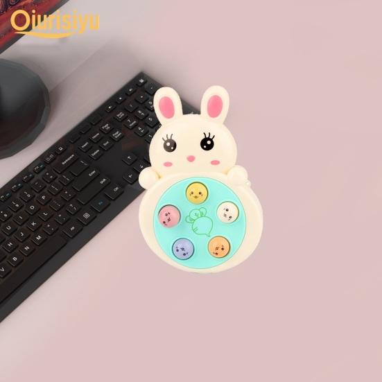 Fun Cartoon Shape Exercise Responsiveness Portable Finger Training Toy with Hanging Rope Children Gift Brain Game