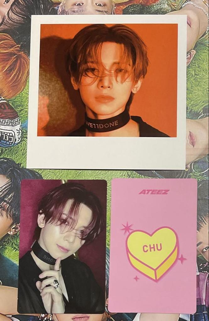 [USED] Yeosang ATEEZ POP-UP exclusive hello82 Polaroid