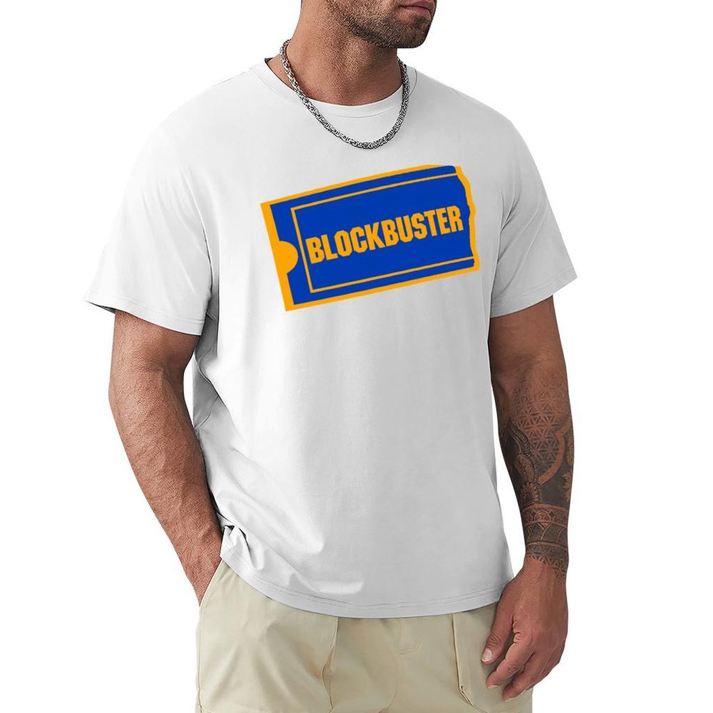 Blockbuster Logo TShirt Funny tshirt aesthetic clothes graphic t shirts cute tops men t shirts
