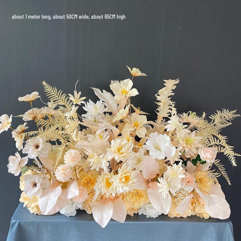 Artificial Wedding Venue Floral Decor for Aisle, Stage, and Reception