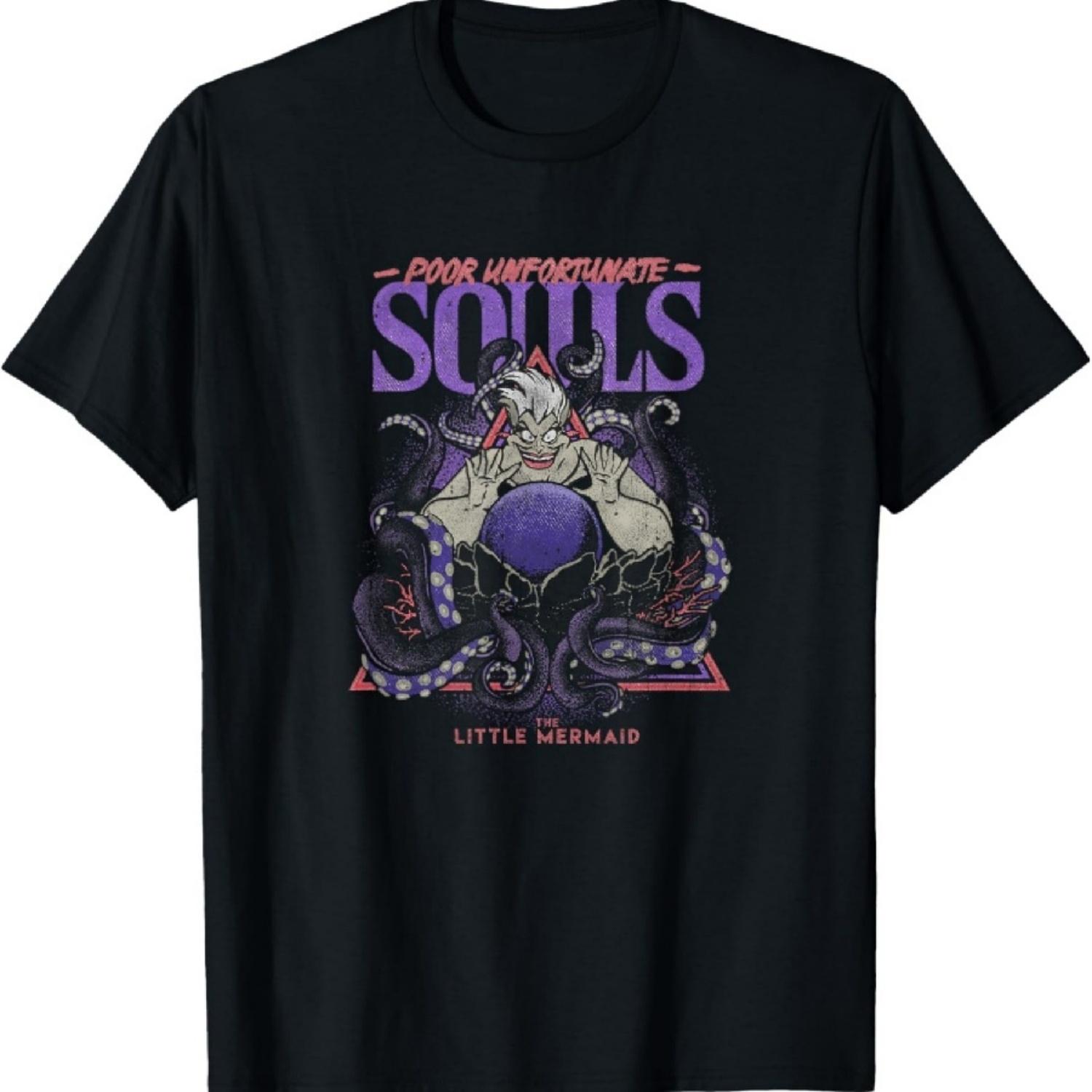 Disney The Little Mermaid Ursula Crystal Ball Sea Witch T-Shirt XXXXXL разноцветный