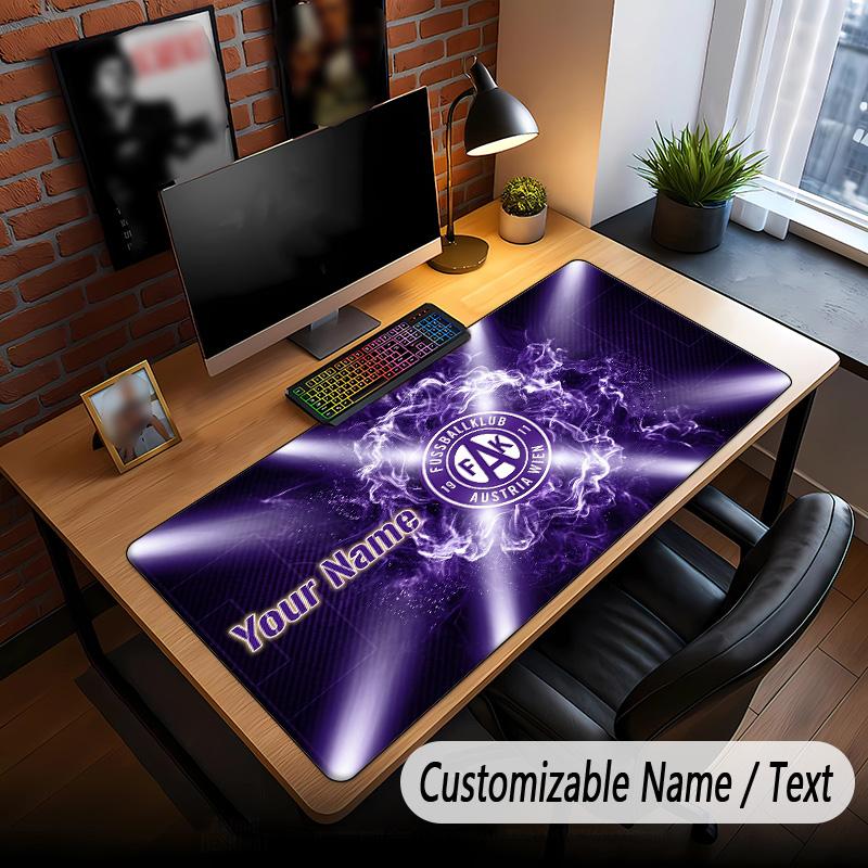 Large Mouse Pad Austria Wien FC Print Custom Name Text Desk Mat for Office Gaming