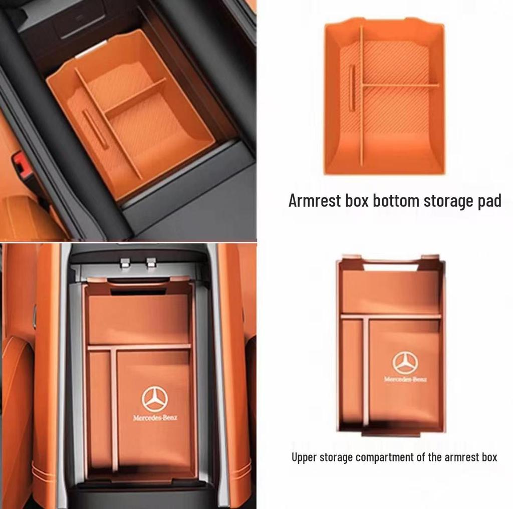 Mercedes-Benz E-Klasse/C-Klasse/GLE/GLC260LAB Armlehnen-Aufbewahrungs-Organizer für die Auto-Innenraum-Modifikation