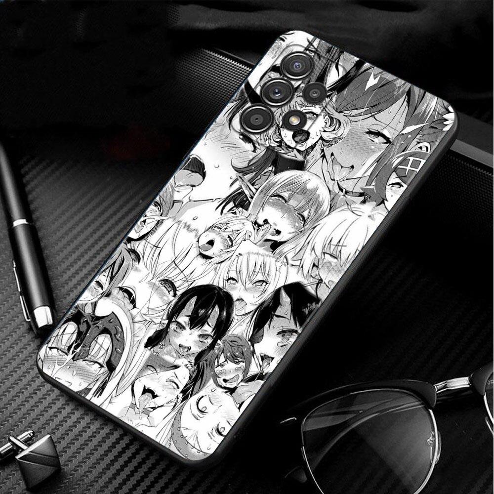 Móda anime dívky pro Samsung Galaxy A32 4G A12 A51 A72 A02s A21s A71 A52 A41 A31 A13 A52s 5G A53 A23 A33 A73 Pouzdro na telefon
