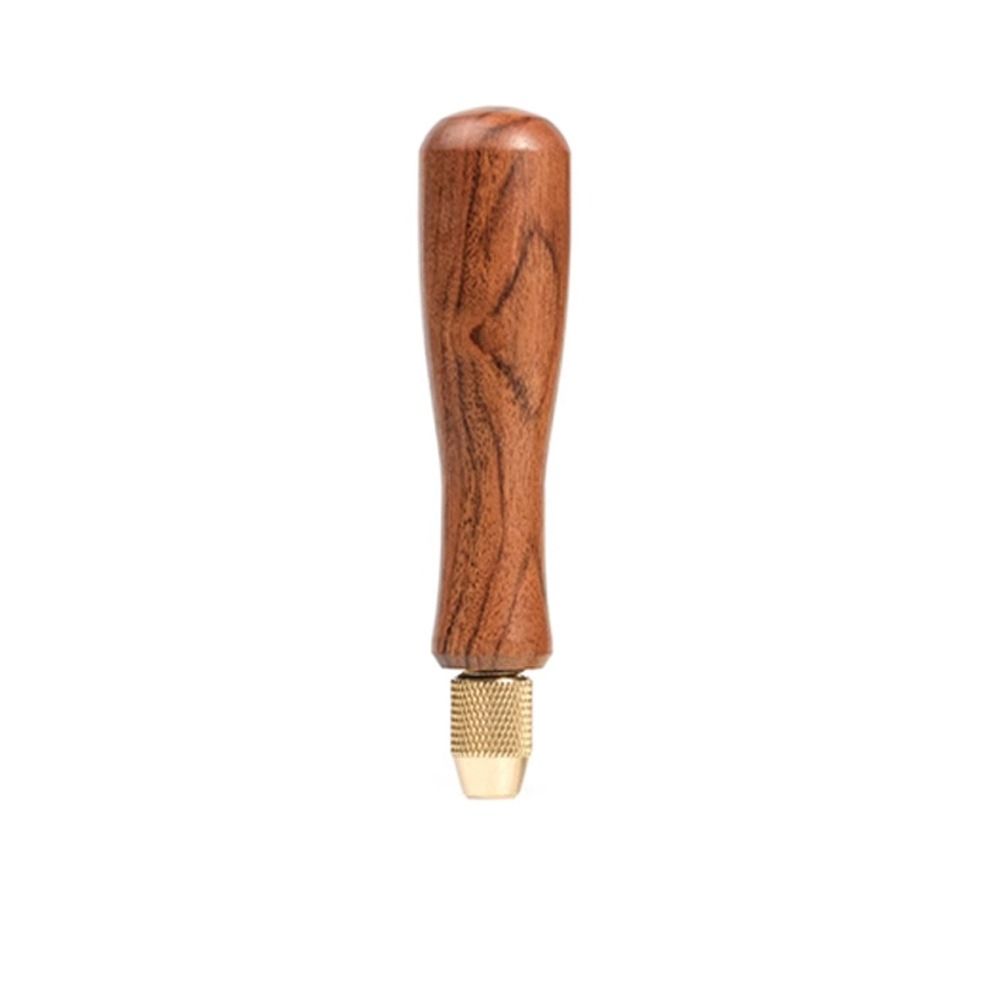 Ergonomic Brass Collet Wooden Handles Comfort Grip Universal Screwdriver Handle DIY Wood File Handle Woodworking
