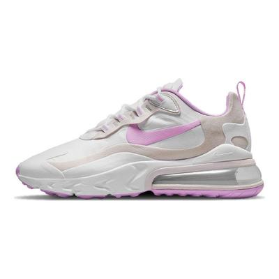 Air Max 270 React Retro Bequem Langlebig Low Top Luftpolster Laufschuhe Damen Sneaker Off-White Lila CZ1609-100