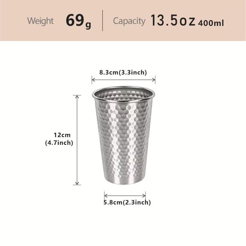 

Shangqi Korean Style 400ml Stainless Steel Diamond Texture Outdoor Water Bottle