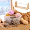 Garenhouder, Houten Balhouder voor het Opbergen van Bollen, Lintjes, Accessoires, Haaknaalden, Naaien