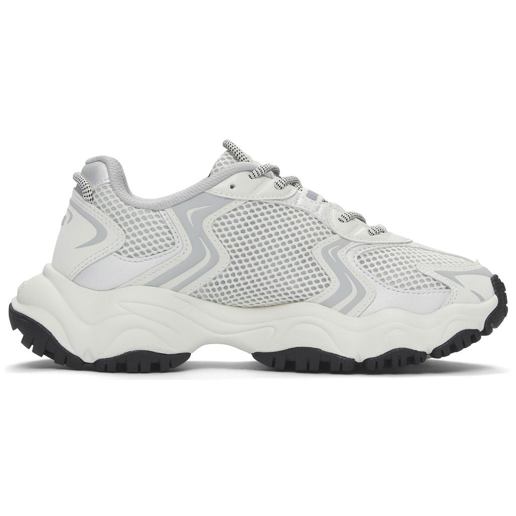MLB New York Yankees Slip Resistant Abrasion Resistant Low Top Chunky Sneakers Unisex White 3ASHW075N-50WHS
