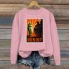 Women's Fashion Daily Versatile Casual Sweatshirts Long Sleeve Round Neck Top Sweatshirts