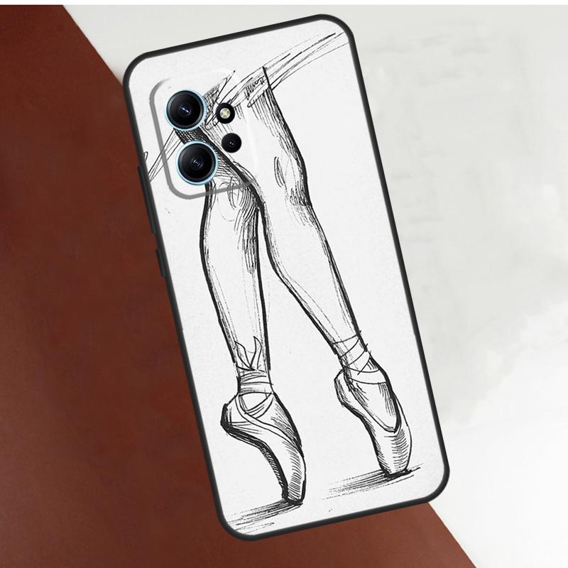 Ballet Dance Case For Xiaomi Redmi Note 14 Pro 10 11 12 13 Pro 11S 12S Cover For Redmi 15 14C 12C 10C 13C
