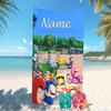 Customizable personalized beach towels Oddbods themed designs.Suitable for the beach, yoga, sports;ideal as beach accessories
