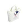 adidas Originals Trefoil Logo Print Polyester Tote Bag Unisex Bags White HK0118