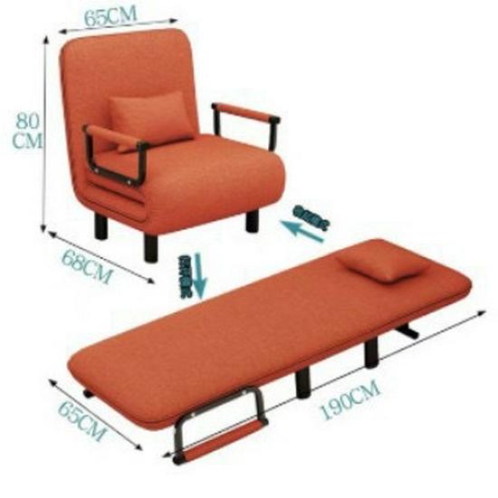 Convertible Sofa Bed for Small Apartments - Dual-Use, Lazy Living Room Furniture, Multifunctional Double or Single Option