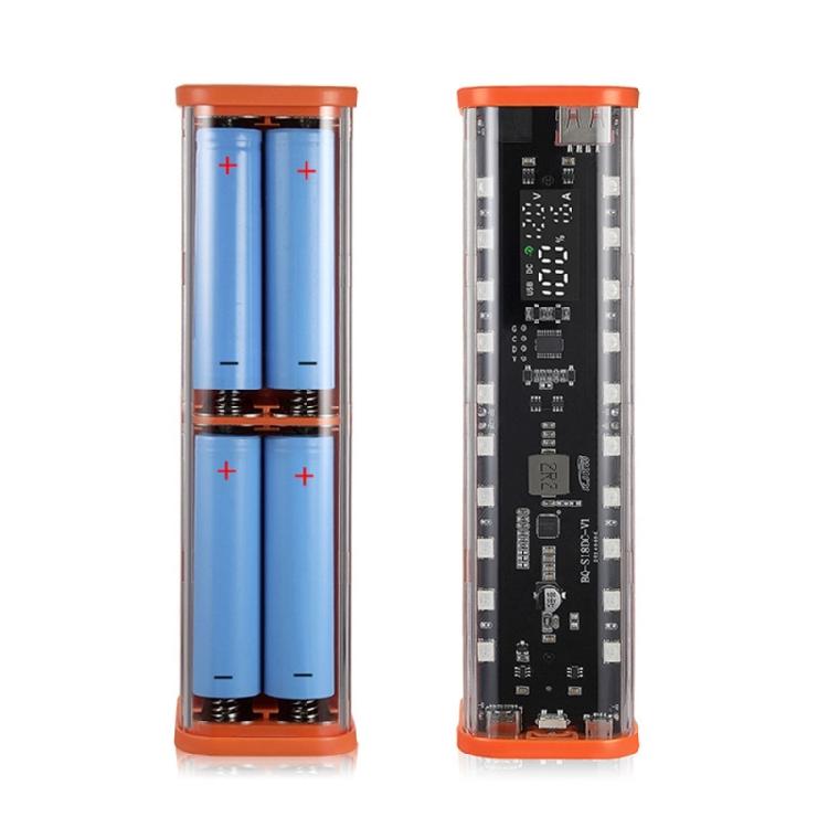 Durability Plastic 8Slot 18650 Battery Case Customizable 5-12V Output For Outdoor Adventure And Digital Accessories